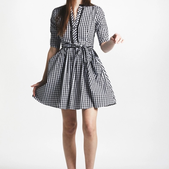 L'ecole des Femmes Gingham Loire Valley Dress NWT - Picture 2 of 4
